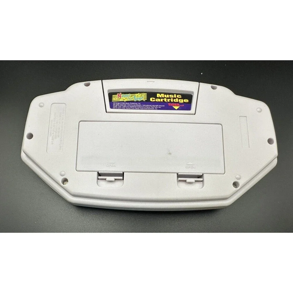 Tiger NAME THAT TUNE Vintage Electronic Handheld Video Game With Cartridge Works